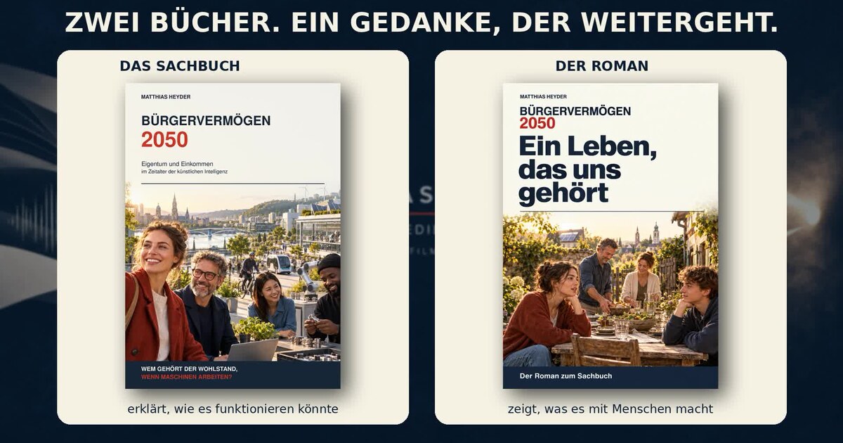 Sachbuch und Roman Bürgervermögen 2050 von Matthias Heyder